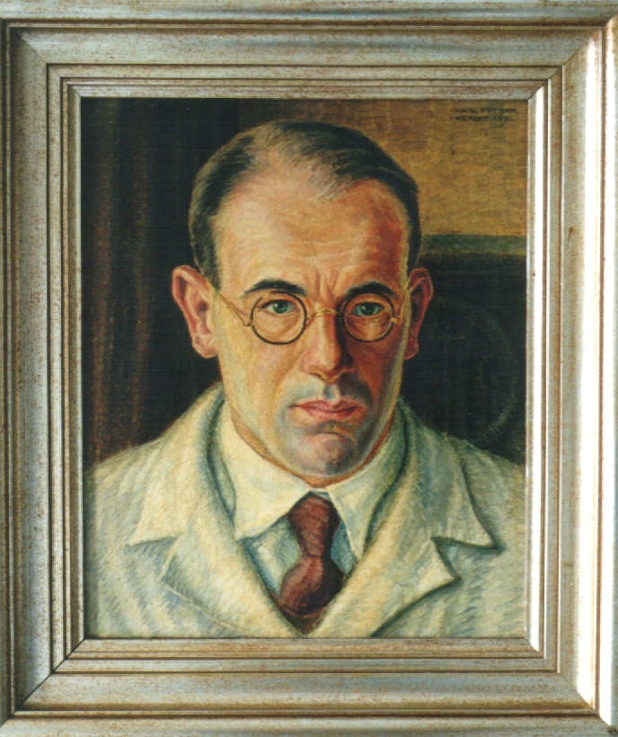 Karl Fetzer, Selbstporträt. Öl, 1932 (Privatbesitz)